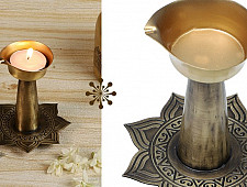 Brass | Diya With Stand