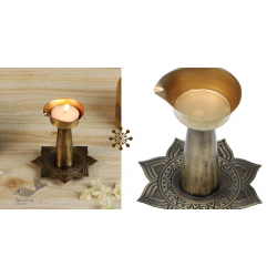 Brass | Diya With Stand