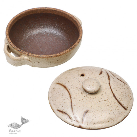 shop ceramic Serving Bowl with Lid beige 