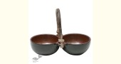 shop Ceramic Serving Designer Bowls With Handle - Dark Green