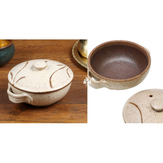 shop ceramic Serving Bowl with Lid beige 