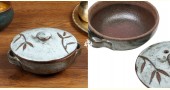 shop Ceramic Serving Bowl with Lid Olive Green