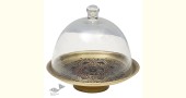 shop online Brass Cake Stand with Glass Cloche 