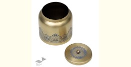 Brass | Multi Purpose Storage Jar ( Four Color Options )