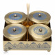 shop online Brass Mukhvas Jars With Holder