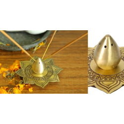 Nakshikathaa ✠ Incense Holder Gold ✠ 9