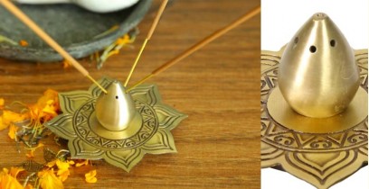 Nakshikathaa ✠ Incense Holder Gold ✠ 9