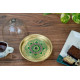 shop online Brass Cake Stand with Glass Cloche 