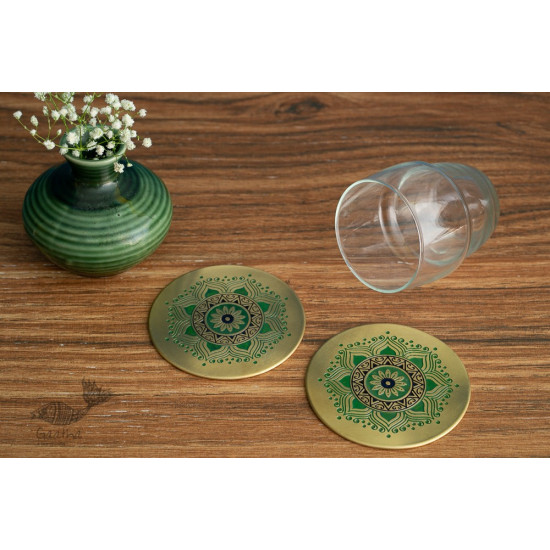 shop online Brass Coaster - Set of 2