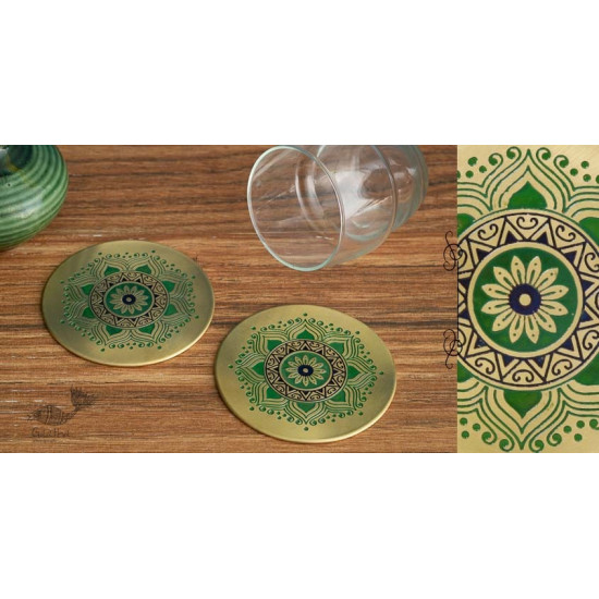 shop online Brass Coaster - Set of 2