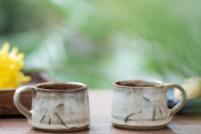 Nakshikathaa ✠ Light Brown Cups - Set of 2