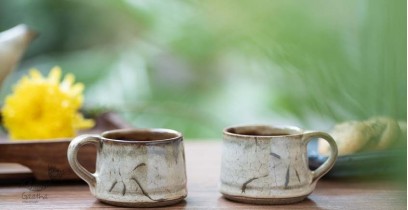 Nakshikathaa ✠ Light Brown Cups - Set of 2