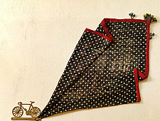 Sair . सैर ~ Block Printed Cotton - Doted Scarf