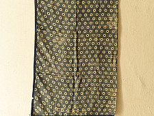 Sair . सैर ~ Block Printed Cotton - Moon Ring Scarf