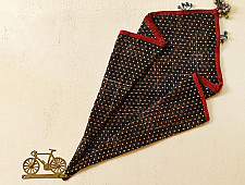 Sair . सैर ~ Block Printed Pure Cotton Doted Scarf