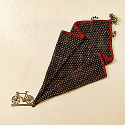 Sair . सैर ~ Block Printed Pure Cotton Doted Scarf