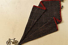 Sair . सैर ~ Block Printed Pure Cotton Doted Scarf