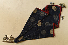 Sair . सैर ~ Block Printed Cotton - Indigo Scarf
