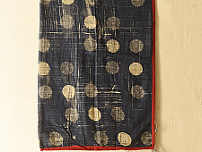 Sair . सैर ~ Block Printed Cotton - Indigo Scarf