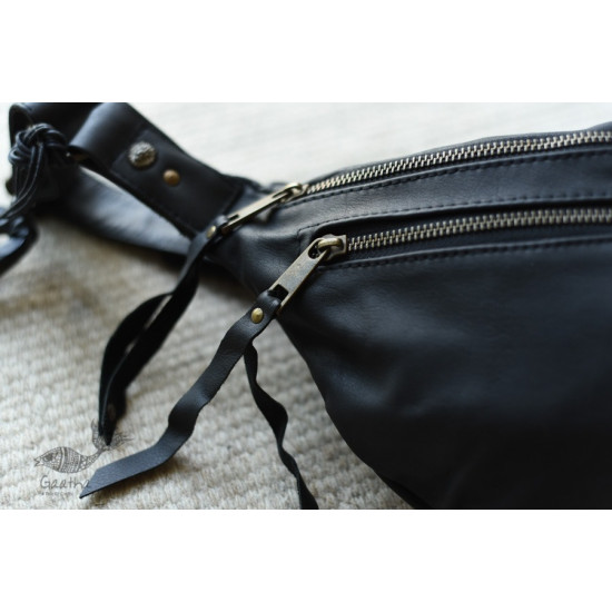 shop Leather Black Waist Bag