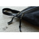 shop Leather Waist Purse - Black