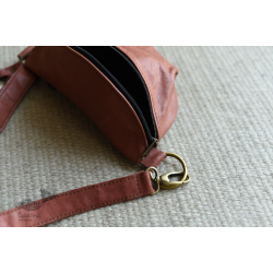 The Blue Lotus | Leather Waist Bag - Brown