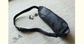 shop Leather Waist Bag in Black Color