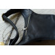 shop Leather Waist Purse in Black Color