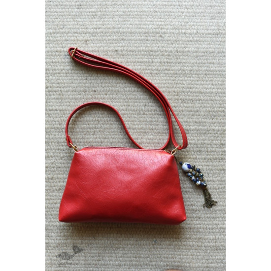 shop Leather Red Sling Bag