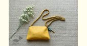 shop Leather yellow Sling Bag