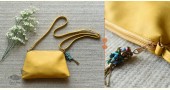 shop Leather yellow Sling Bag