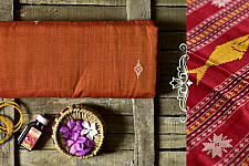 Aalta . आलता ✥ Dhalapathar Handloom Cotton Saree ✥ 10