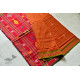 Shop handloom thalapathara orange cotton saree