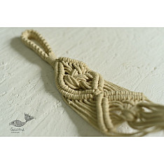 Knotted ▣ Diamond Hand-Knotted Wind Chime with Metal Bell