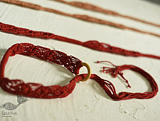 Knotted ▣ Cross Knot Double Length Hand-Knotted Curtain Tie-back (Set of 2)