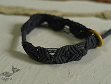 Knotted ▣ Dash and Diamond Double Length Hand-Knotted Curtain Tie-back (Set of 2)