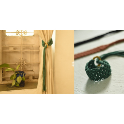 Knotted ▣ Classic Wide Hand-Knotted Curtain Tie-back (Set of 2)