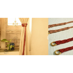 Knotted ▣ Cross Knot Double Length Hand-Knotted Curtain Tie-back (Set of 2)