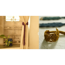 Knotted ▣ Interlaced Hand-Knotted Curtain Tie-back (Set of 2)