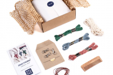 Knotted ▣ DIY Cactus Keychain Craft Kit - Dark Colors