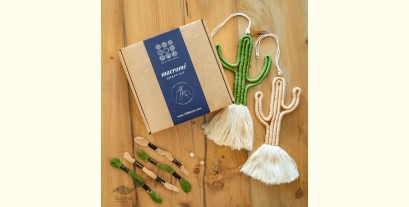 Knotted ▣ DIY Cactus Wall Hanging Craft Kit - Light Colors
