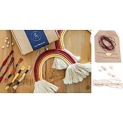 Knotted ▣ DIY Rainbow Wall Hanging Craft Kit - Light Colors
