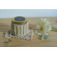 Hand knotted Candle Jar with Coaster