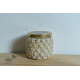 Hand knotted Candle Jar with Coaster