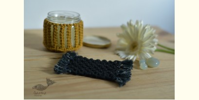 Once & Again ▣ Hand-Knotted Candle Jar with Coaster ▣ 23