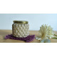 Hand knotted Candle Jar with Coaster