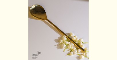Virasat ❋ Brass hammered Serving Spoon