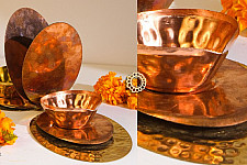 Virasat ❋ Diya Holder Set (Brass & Copper)