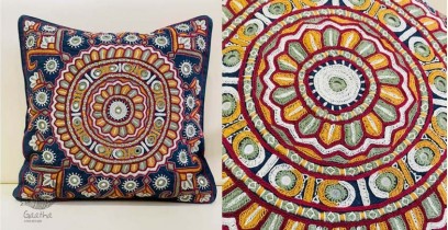 Gunthan ✠ Rabari Embroidered  Cushion Cover ✠ 26