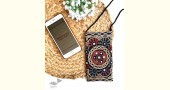 handmade Rabari embroidered Mobile sling bag 